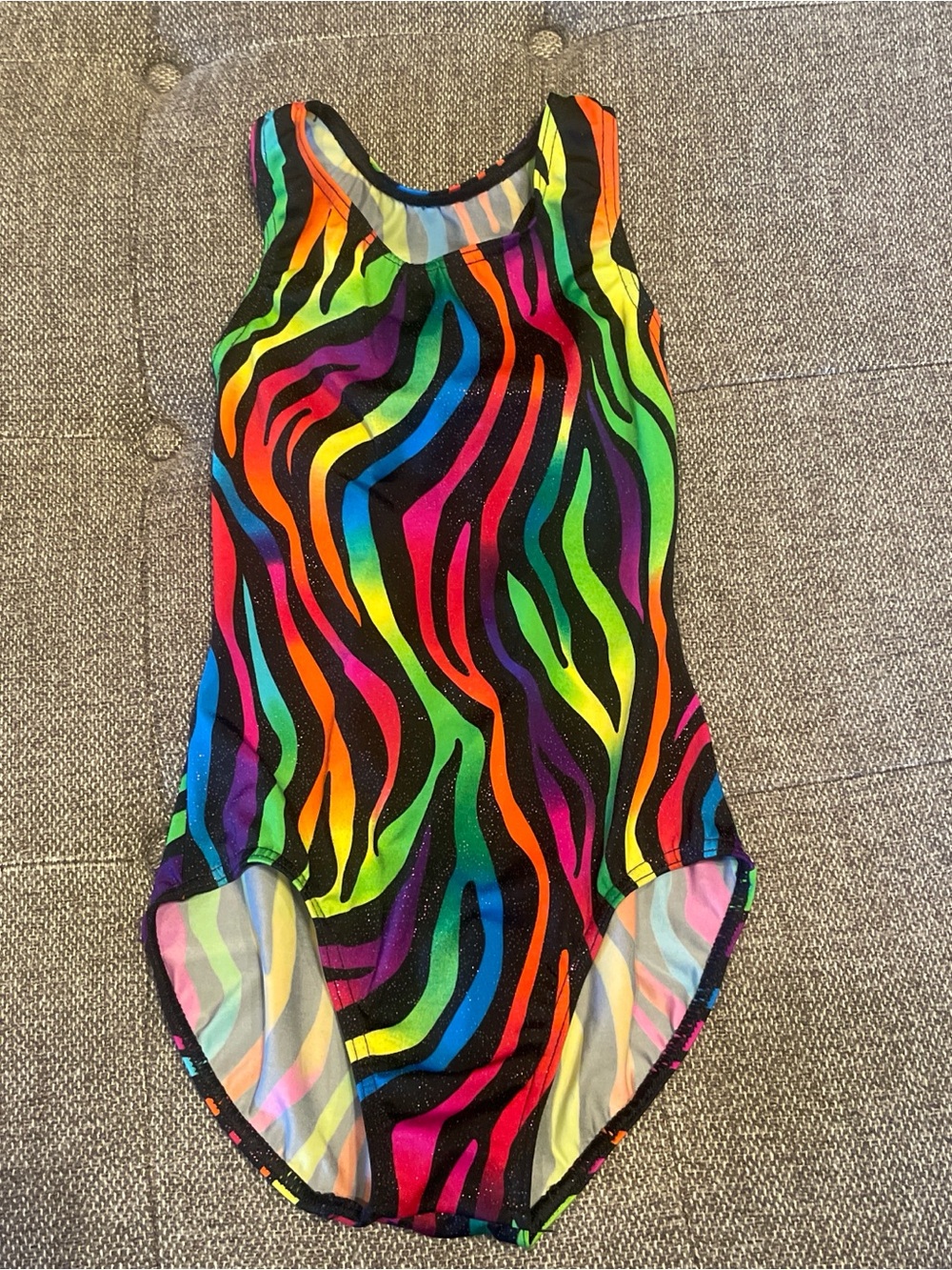balera Neon Rainbow Striped Leotard